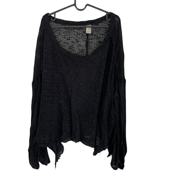 We the Free Sheer Knit Long Sleeve Top - Picture 1 of 5